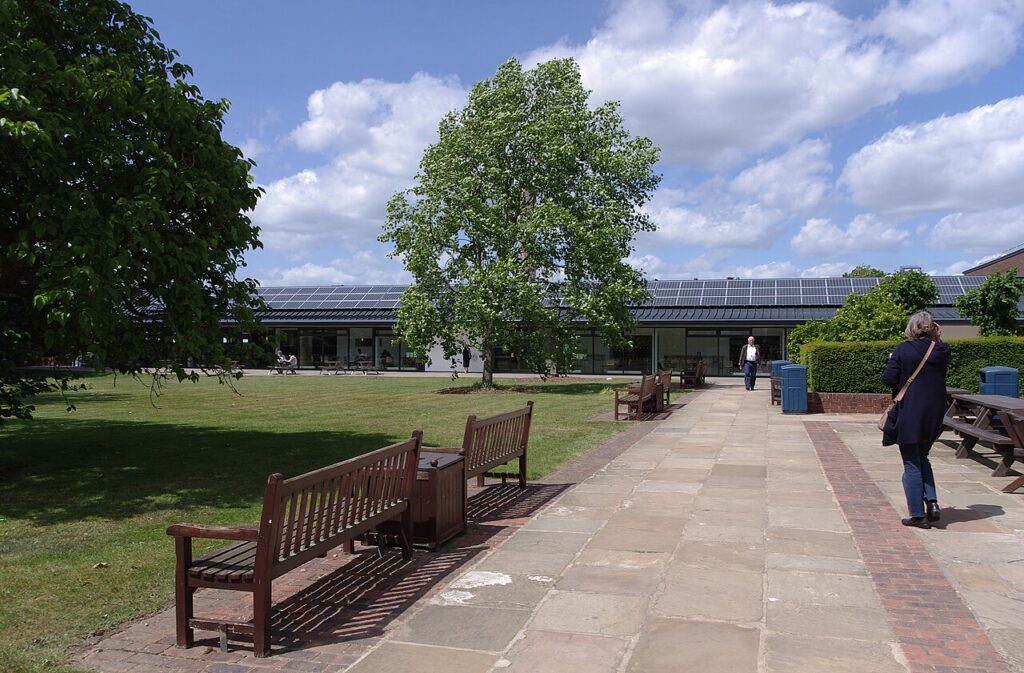 OpenLearn free courses: The Open University campus in Milton Keynes, for institutional context; OpenLearn courses are online.